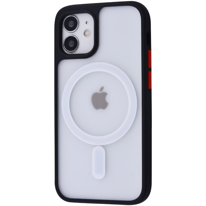

TPU+PC чехол Shadow Matte with Magnetic Safe для Apple iPhone 12 mini (5.4") Черный / Black (181541)