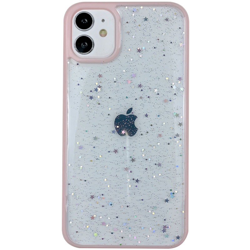 

TPU+PC чохол Shiny Stars для Apple iPhone 12 mini (Рожевий)