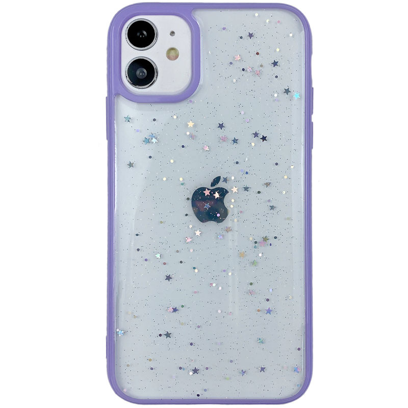 

TPU+PC чохол Shiny Stars для Apple iPhone 12 mini (Бузковий)