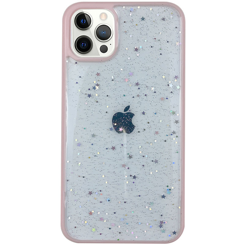 

TPU+PC чехол Shiny Stars для Apple iPhone 12 Pro / 12 (6.1") Розовый (156794)