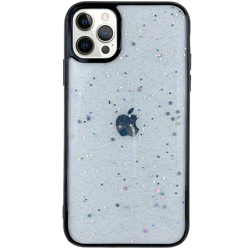 

TPU+PC чехол Shiny Stars для Apple iPhone 12 Pro Max (6.7") Черный (156824)