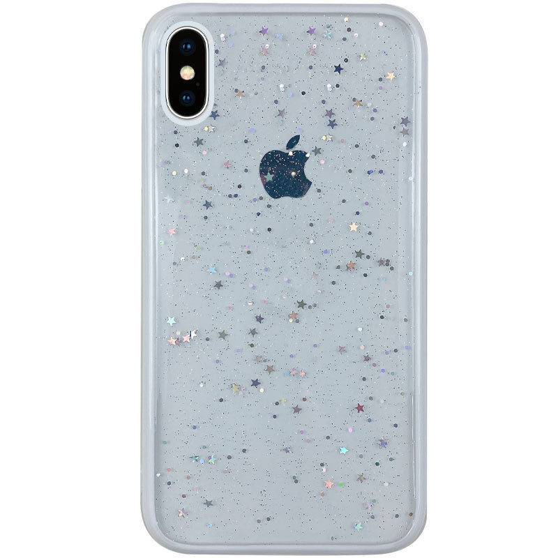 

TPU+PC чехол Shiny Stars для Apple iPhone X / XS (5.8") Белый (156833)