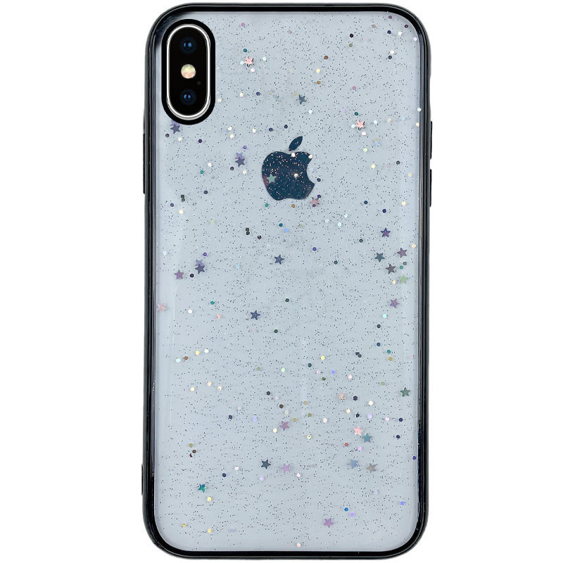 

TPU+PC чехол Shiny Stars для Apple iPhone X (5.8") Черный (156838)