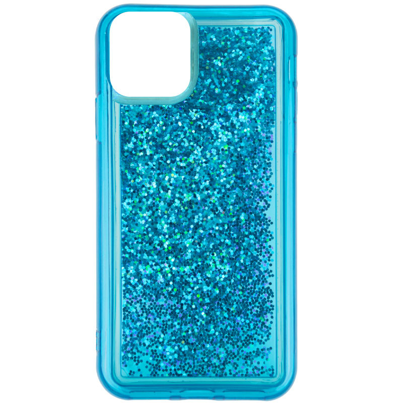 

TPU+PC чехол Sparkle (glitter) для Apple iPhone 12 Pro / 12 (6.1") Синий (149227)