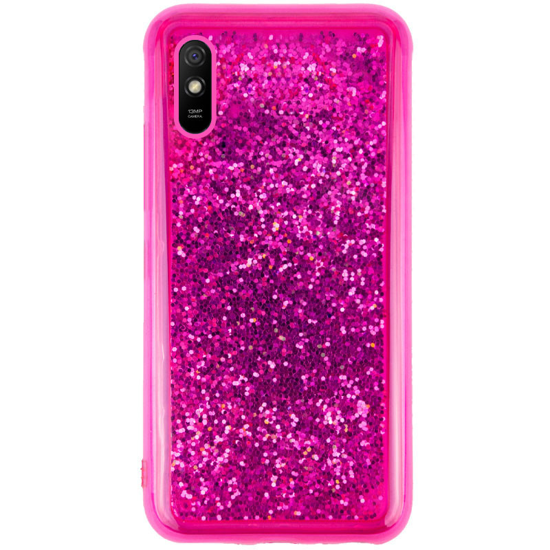 

TPU+PC чехол Sparkle (glitter) для Xiaomi Redmi 9A Малиновый (149234)