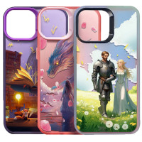 TPU+PC чехол TakiTaki Fantasy magic glow для Apple iPhone 13 Pro (6.1")