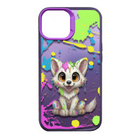 TPU+PC чехол TakiTaki Graffiti magic glow для Apple iPhone 14 Pro (6.1")