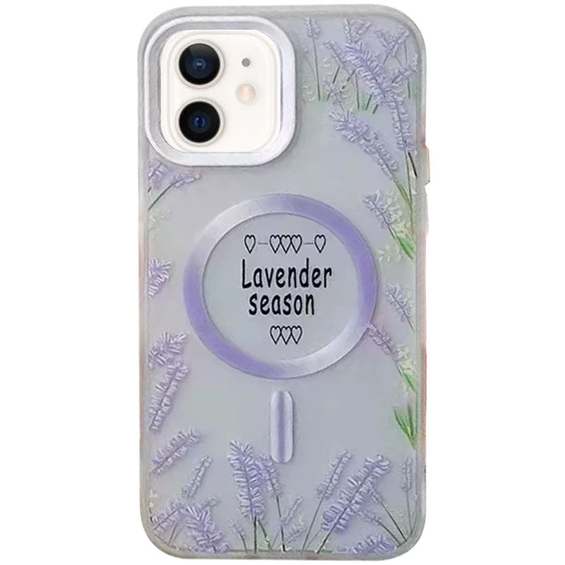 

TPU+PC чохол Tenderness with MagSafe для Apple iPhone 11 (6.1") (Lavender season)