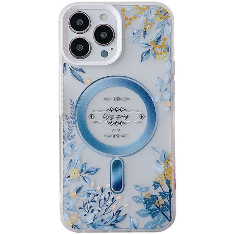 

TPU+PC чехол Tenderness with MagSafe для Apple iPhone 13 Pro (6.1") Enjoy spring (223840)