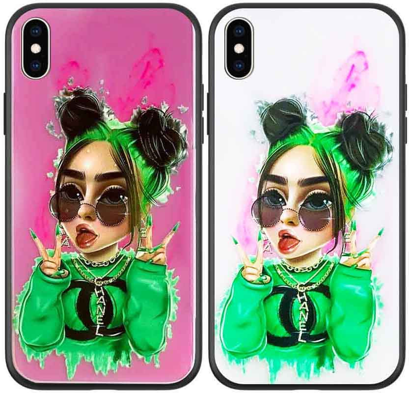 

TPU+PC чехол Ultra Violet для Apple iPhone X / XS (5.8") Billie Eilish (152424)
