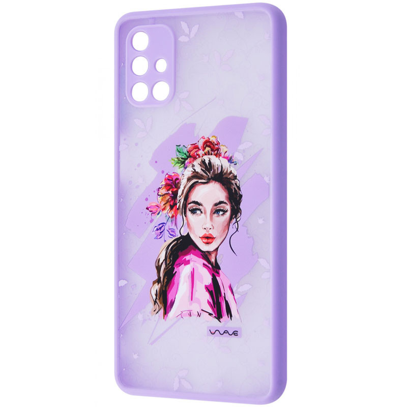 

TPU+PC чехол WAVE Cartoon для Samsung Galaxy A51 Foxy eyes (181518)
