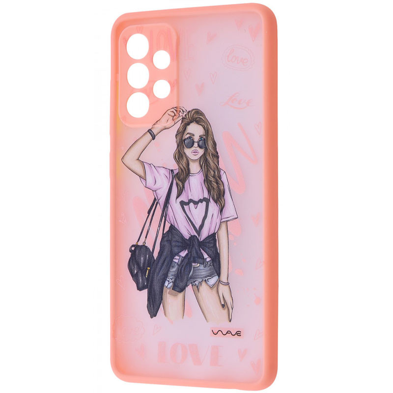 

TPU+PC чехол WAVE Cartoon для Samsung Galaxy A52 4G / A52 5G / A52s Mood love (181524)