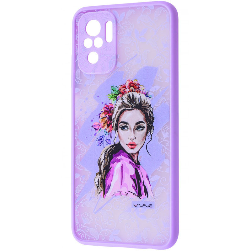 

TPU+PC чехол WAVE Cartoon для Xiaomi Redmi Note 10 / Note 10s Foxy eyes (181544)