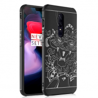 

TPU+PC чехол Черный дракон для OnePlus 6