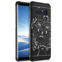 

TPU+PC чехол Черный дракон для Samsung Galaxy Note 8