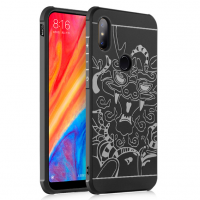 

TPU+PC чехол Черный дракон для Xiaomi Mi Mix 2S