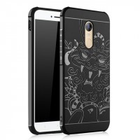 

TPU+PC чехол Черный дракон для Xiaomi Redmi Note 4X