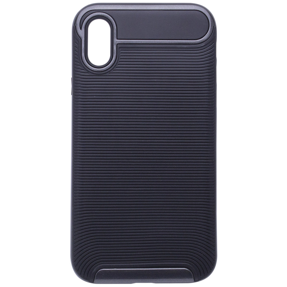 

TPU+PC чехол Deen Waves для Apple iPhone X (5.8") / XS (5.8") Черный / Серый (73914)