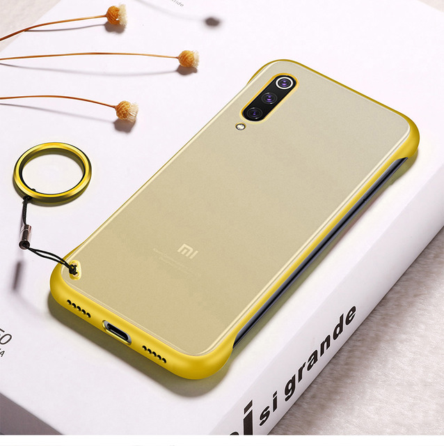 

TPU+PC чехол Edge (+ кольцо) для Xiaomi Mi CC9 / Mi 9 Lite Желтый (108619)