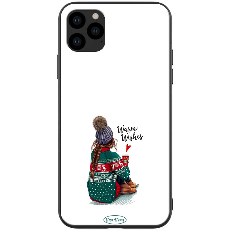 

TPU+PC чохол ForFun для Apple iPhone 11 Pro (5.8") (Warm Wishes / білий)
