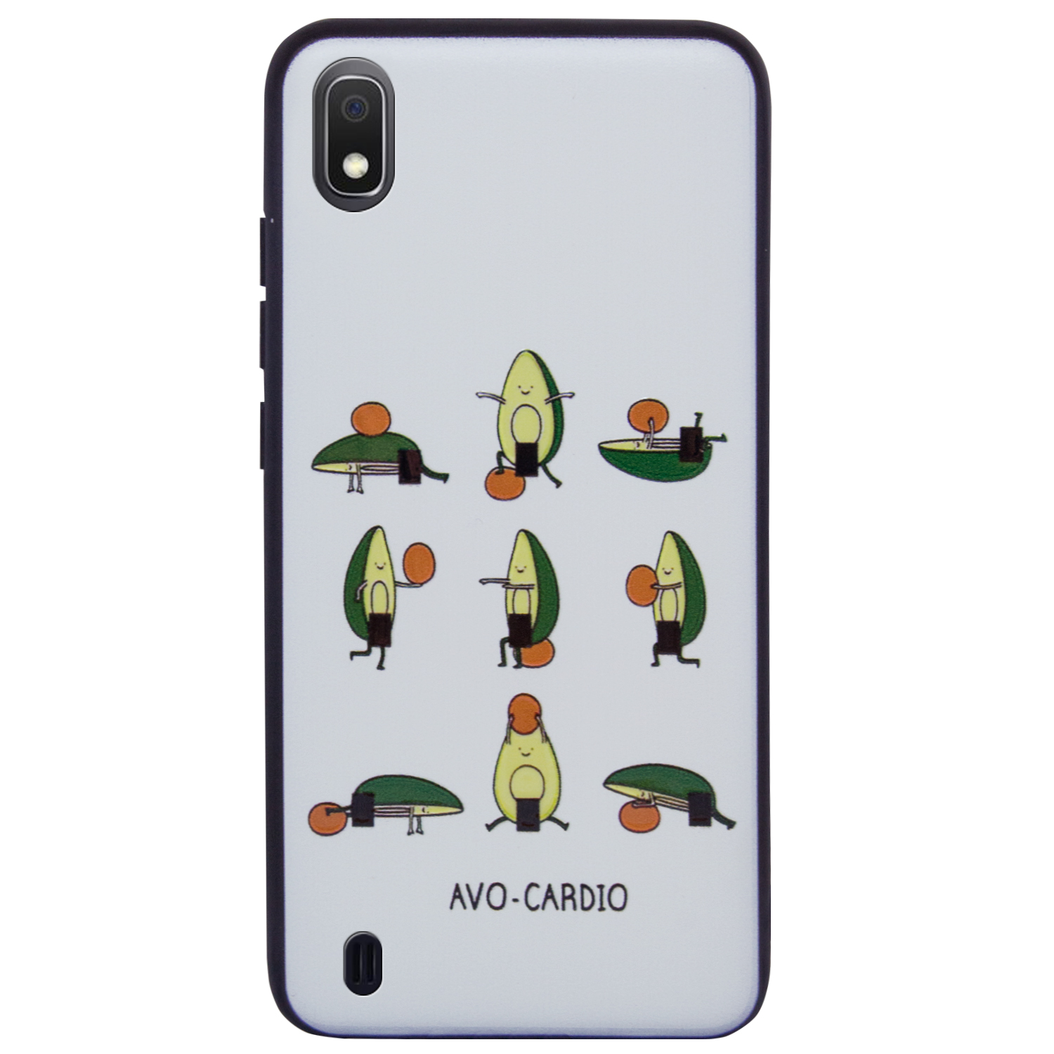 

TPU+PC чехол ForFun для Samsung Galaxy A10 (A105F) Авокардио / Голубой (109083)