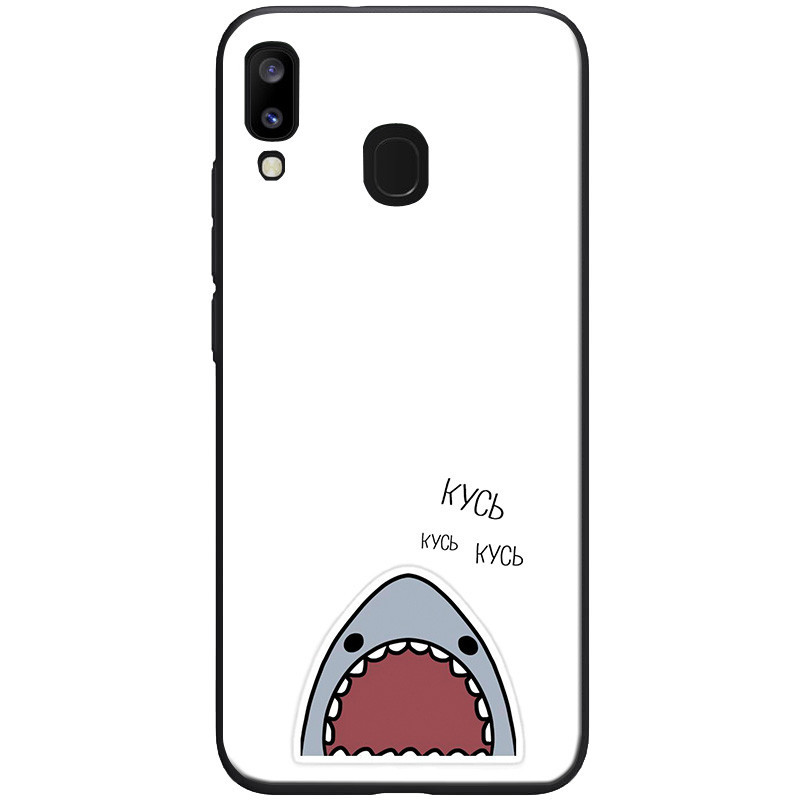 

TPU+PC чехол ForFun для Samsung Galaxy A20 (A205F) Кусь / Белый (109899)