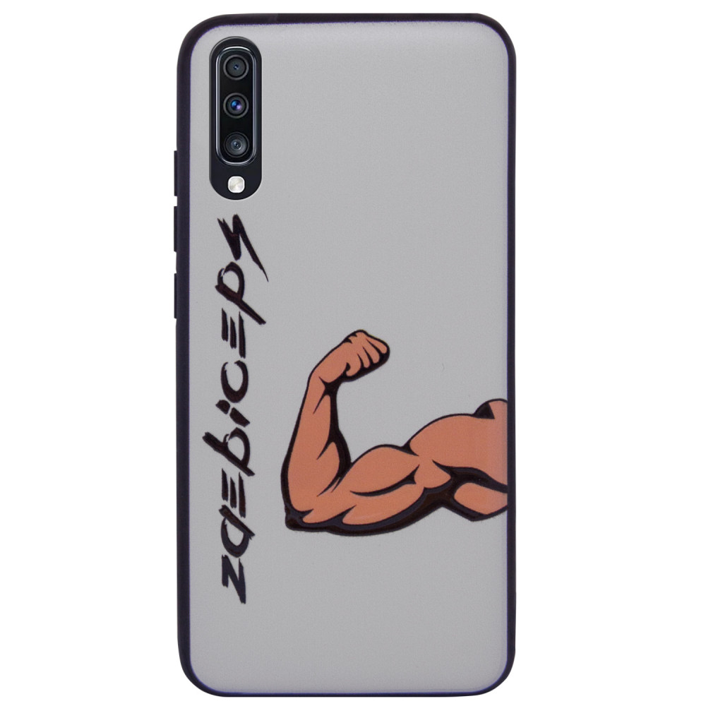 

TPU+PC чохол ForFun для Samsung Galaxy A50 (A505F) (Біцепс / сірий)
