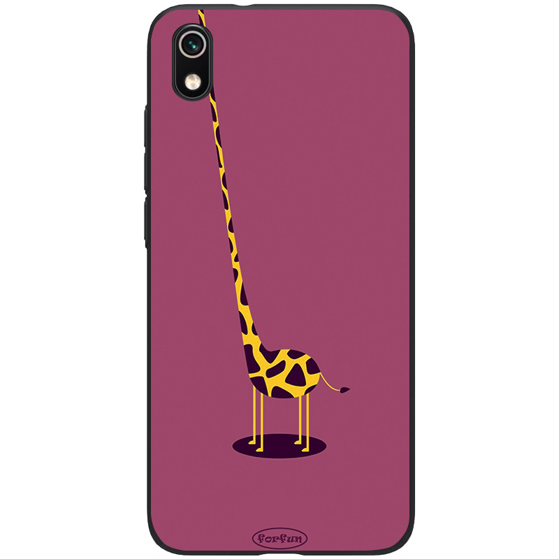 

TPU+PC чехол ForFun для Xiaomi Redmi 7A Жираф / Фиолетовый (118100)