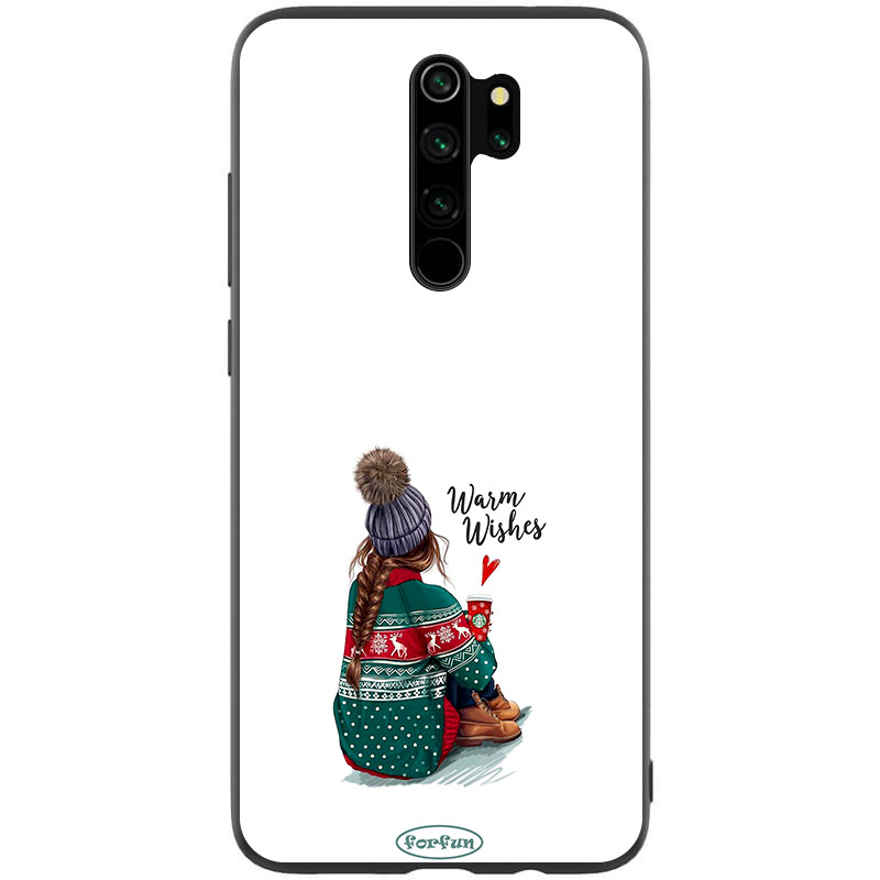 

TPU+PC чехол ForFun для Xiaomi Redmi Note 8 Pro Warm Wishes / Белый (118144)