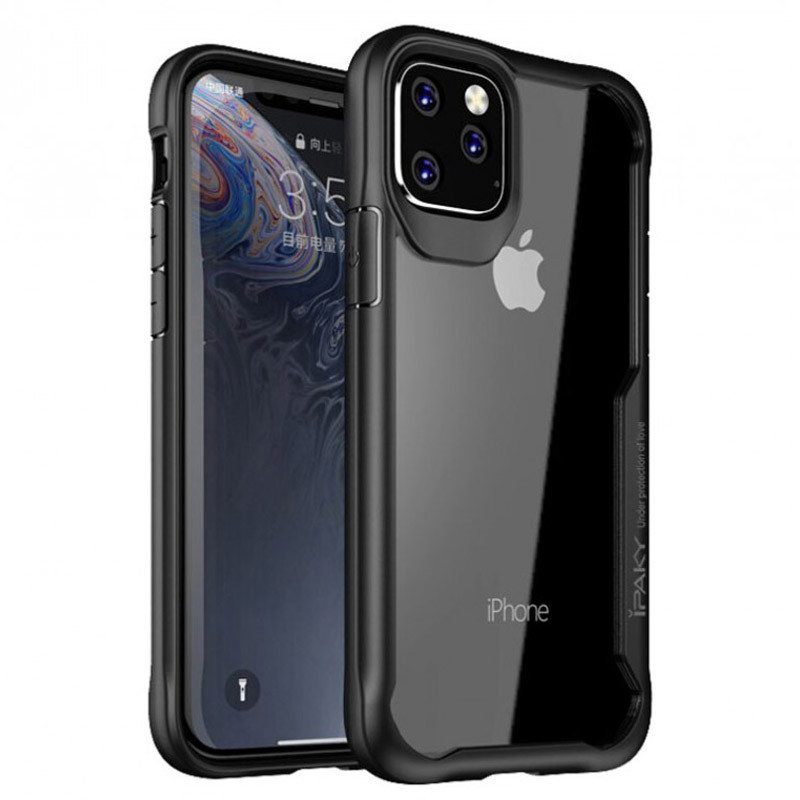 

TPU+PC чохол iPaky Luckcool Series для Apple iPhone 11 Pro Max (6.5") (Чорний)
