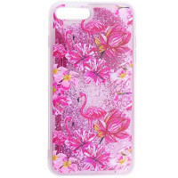 

TPU+PC чехол Liquid (glitter) для Apple iPhone 7 plus / 8 plus (5.5")