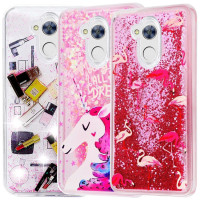 

TPU+PC чехол Liquid (glitter) для Huawei Honor 6A