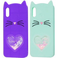 

Силиконовый чехол Love Cat 3D для Apple iPhone X (5.8")