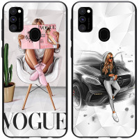 

TPU+PC чехол Prisma Ladies для Samsung Galaxy M30s