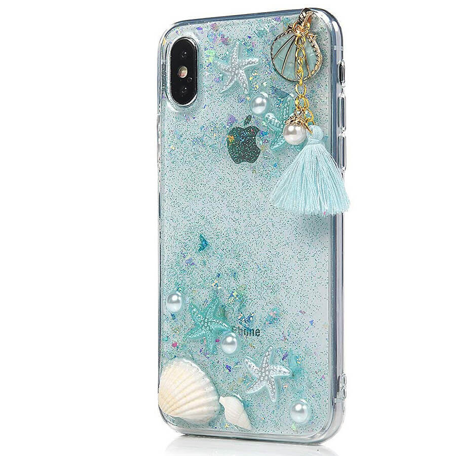 

TPU+PC чехол Sea Beauty для Apple iPhone X (5.8") / XS (5.8") Голубой (83306)