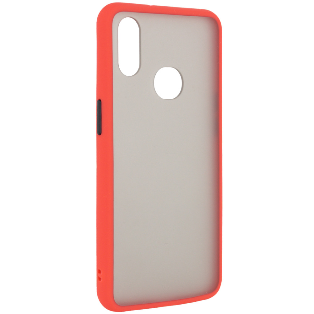 

TPU+PC чехол Color Buttons для Samsung Galaxy A10s Красный (114170)