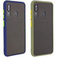 

TPU+PC чехол Color Buttons Shield для Samsung Galaxy A20 / A30