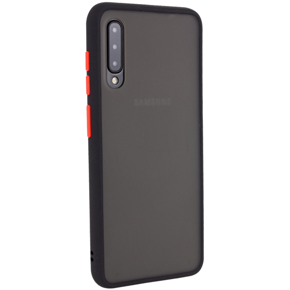 

TPU+PC чехол Color Buttons для Samsung Galaxy A50 (A505F) / A50s / A30s Черный (114182)