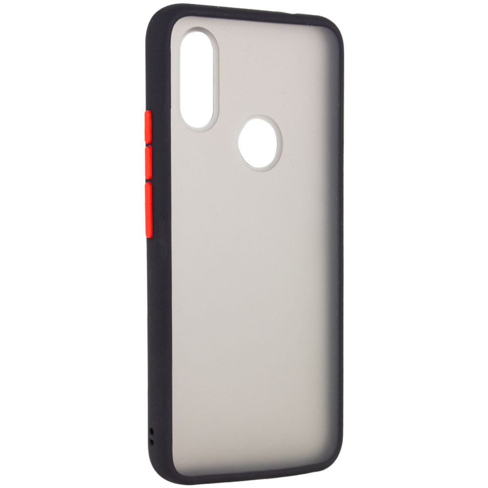 

TPU+PC чехол Color Buttons для Xiaomi Redmi Note 7 Pro Черный (114187)