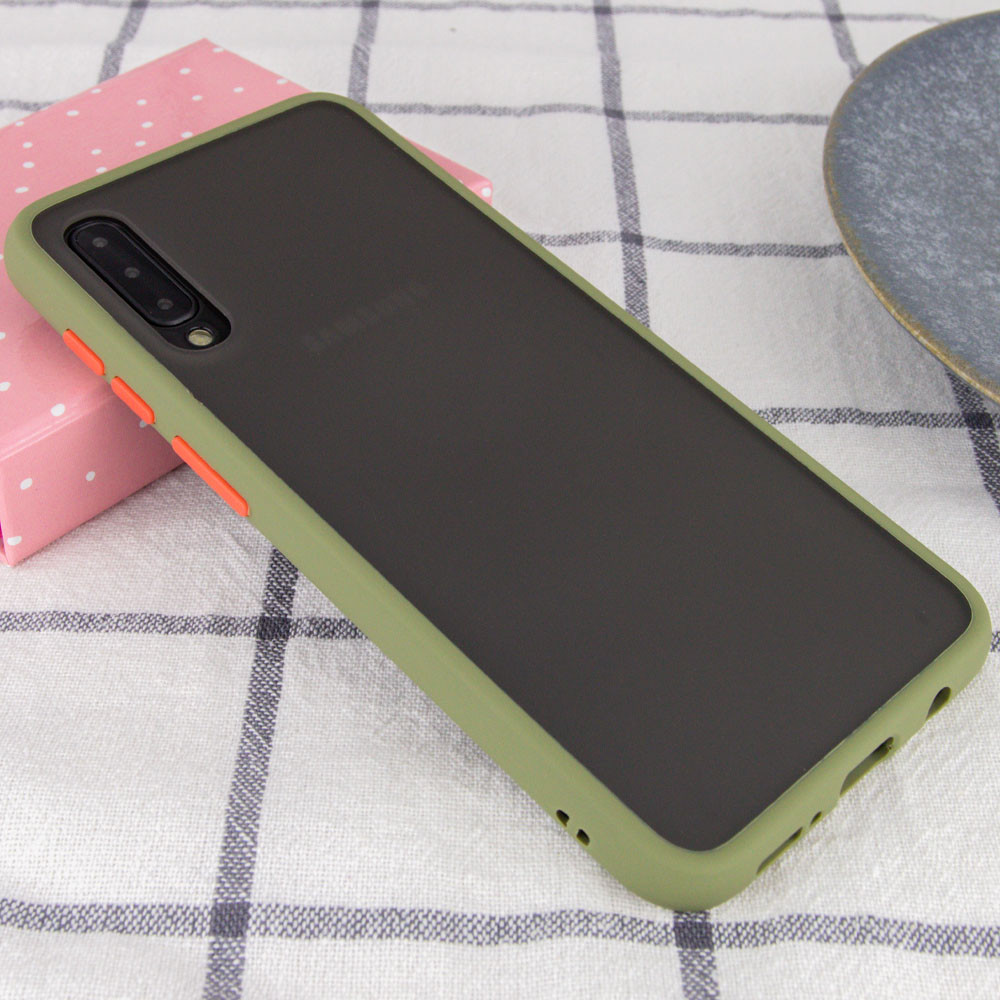 

TPU+PC чехол Color Buttons для Samsung Galaxy A30s Зеленый (114179)
