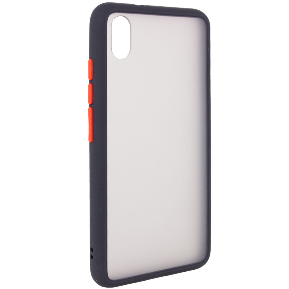 

TPU+PC чехол Color Buttons для Xiaomi Redmi 7A Черный (114197)