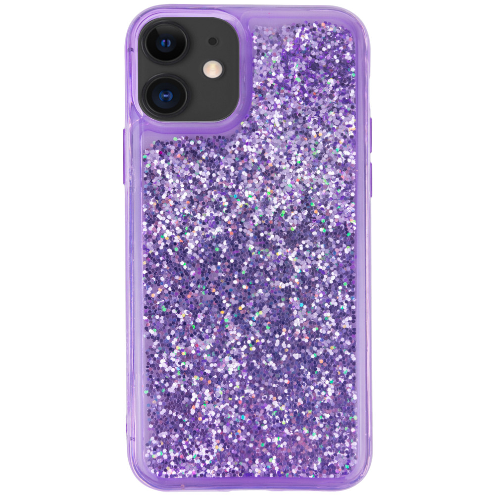 

TPU+PC чехол Sparkle (glitter) для Apple iPhone 11 (6.1") Фиолетовый (119884)