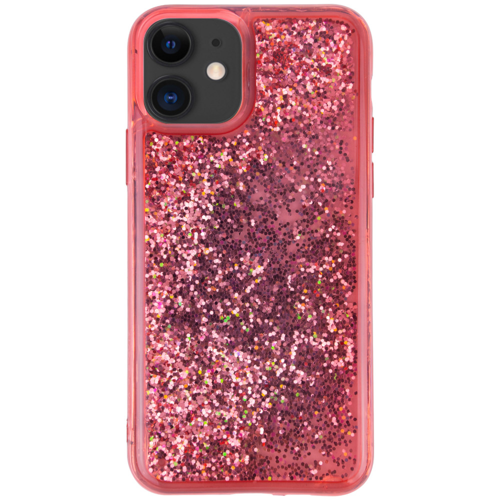 

TPU+PC чехол Sparkle (glitter) для Apple iPhone 11 (6.1") Красный (119882)