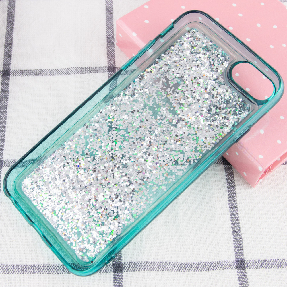 

TPU+PC чехол Sparkle (glitter) для Apple iPhone SE (2020) Зеленый (119906)