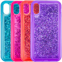 

TPU+PC чехол Sparkle (glitter) для Apple iPhone X (5.8")