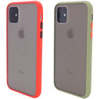 

TPU+PC чехол Color Buttons Shield для Apple iPhone 11 (6.1")