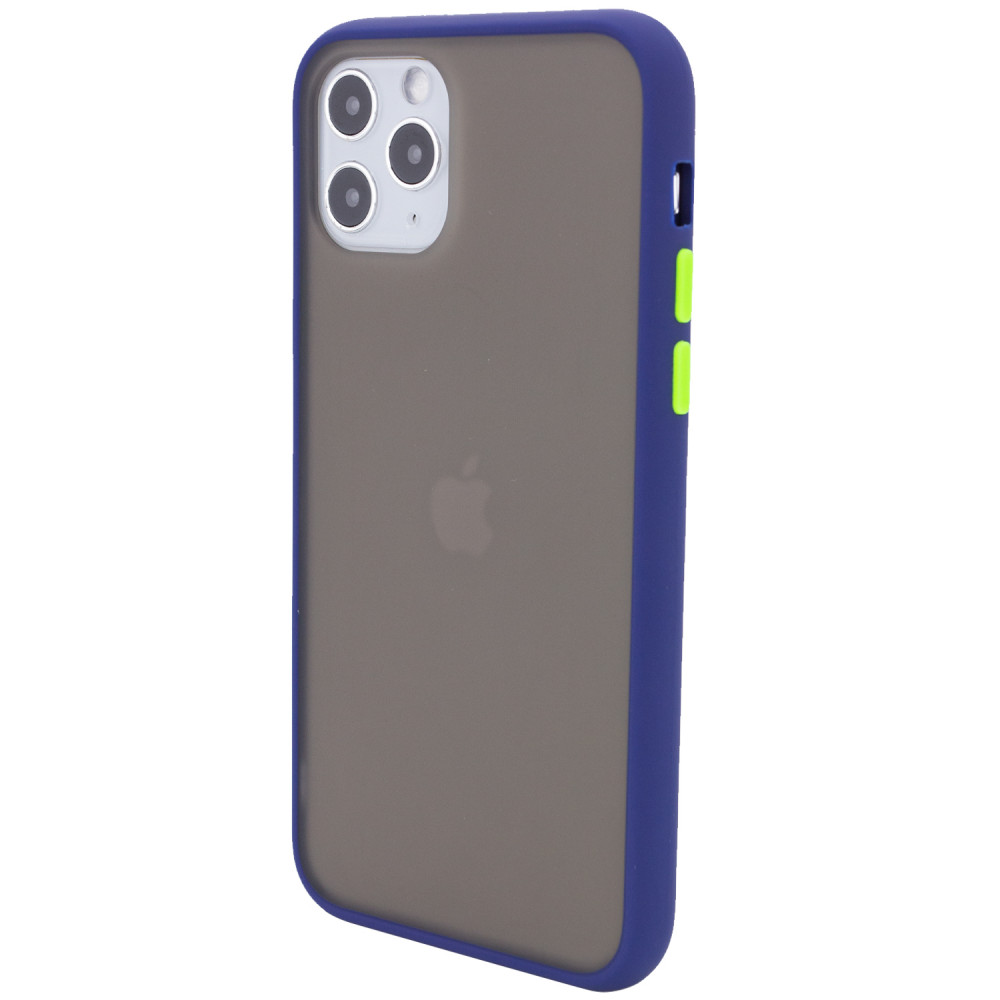 

TPU+PC чохол Color Buttons для Apple iPhone 11 Pro (5.8") (Синій)