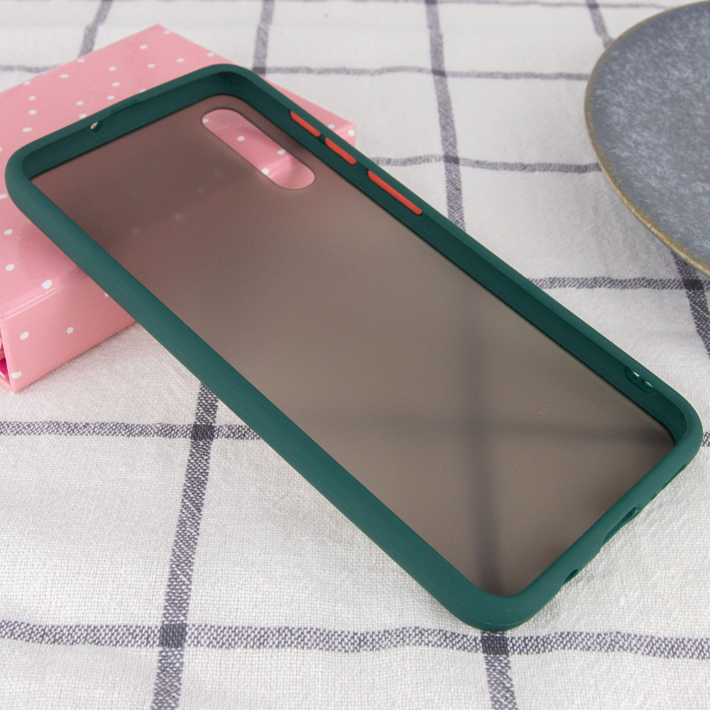 

TPU+PC чехол Color Buttons для Samsung Galaxy A50s Сине-Зеленый / Marine Blue (121801)