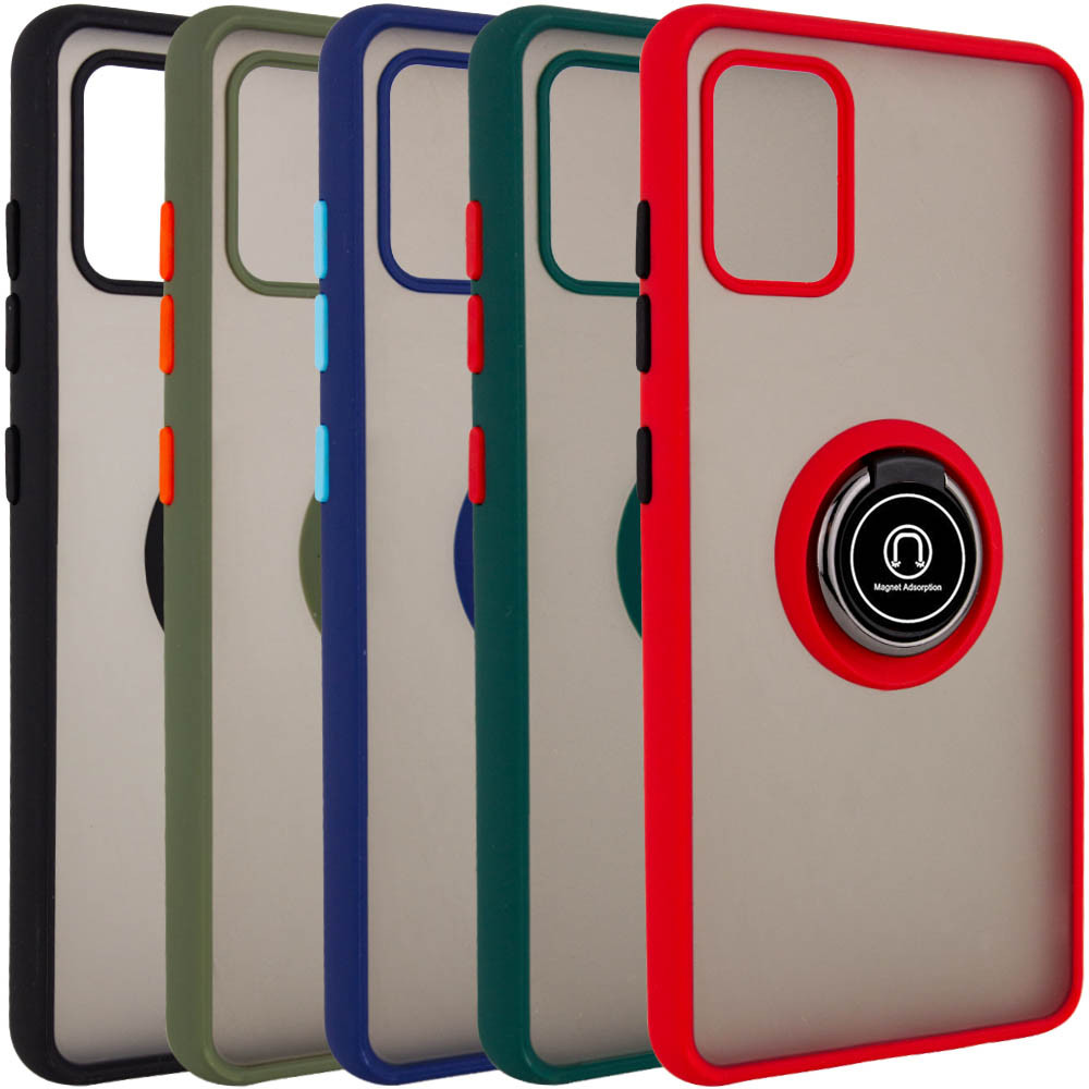 

TPU+PC чехол Deen ColorEdgingRing for Magnet для Samsung Galaxy A31 (135721)
