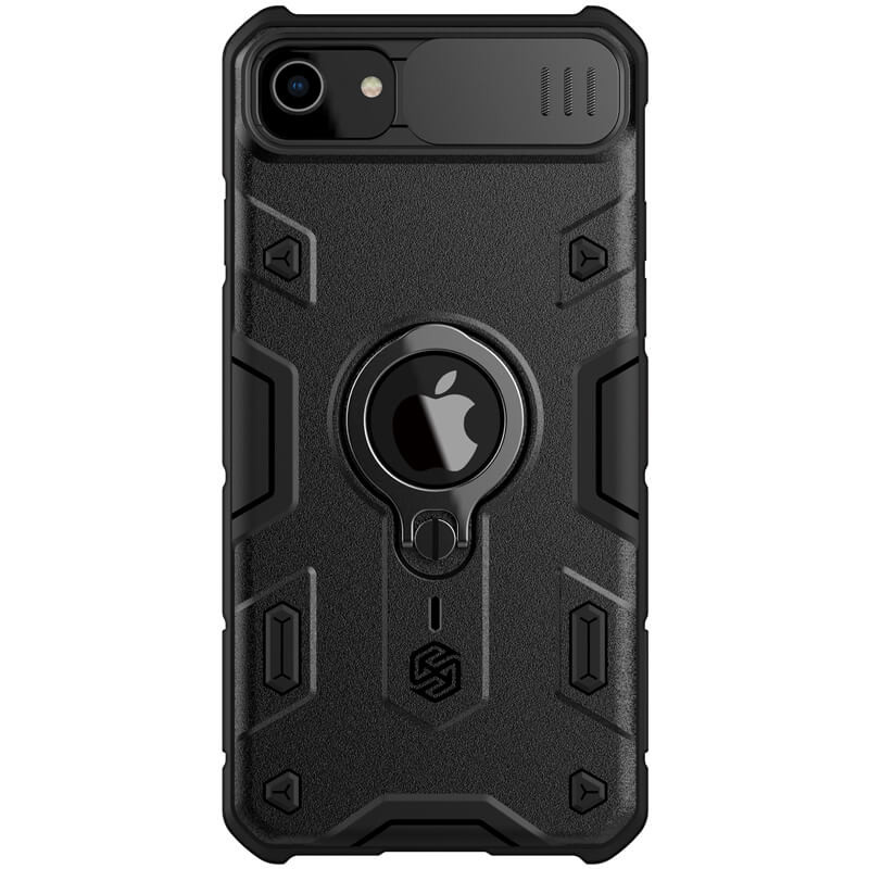 

TPU+PC чехол Nillkin CamShield Armor (шторка на камеру) для Apple iPhone 7 / 8 (4.7") Черный (140119)
